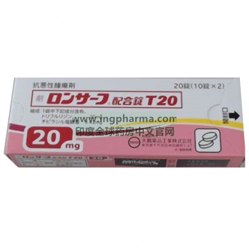 曲氟尿苷替匹嘧啶片,trifluridine+tipiracil,TAS-102,FTD/TPI,ロンサーフ（日版）